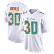 Men's Nike Miami Dolphins Alec Ingold White Fashion Jersey - Game