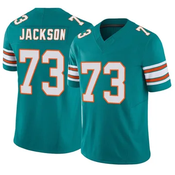 Men's Nike Miami Dolphins Austin Jackson Aqua Alternate Vapor F.U.S.E. Jersey - Limited