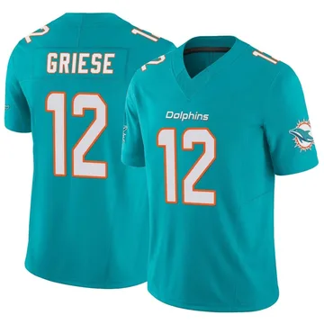 Men's Nike Miami Dolphins Bob Griese Aqua Vapor F.U.S.E. Jersey - Limited