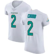 Men's Nike Miami Dolphins Bradley Chubb White Vapor Untouchable Jersey - Elite