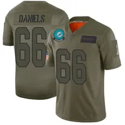 Men's Nike Miami Dolphins Braeden Daniels Camo 2019 Salute to Service Jersey - Limited