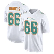 Men's Nike Miami Dolphins Braeden Daniels White Fashion Jersey - Game