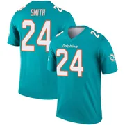 Men's Nike Miami Dolphins Cam Smith Aqua Jersey - Legend