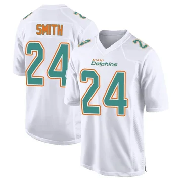 Men's Miami Dolphins Cam Smith White Fashion Jersey - Game