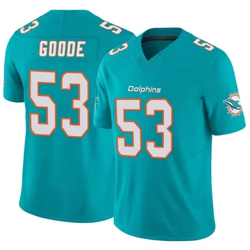 Men's Nike Miami Dolphins Cameron Goode Aqua Vapor F.U.S.E. Jersey - Limited