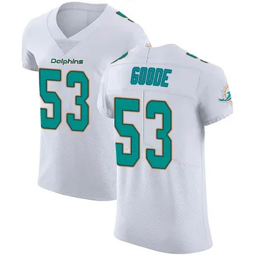 Men's Nike Miami Dolphins Cameron Goode White Vapor Untouchable Jersey - Elite