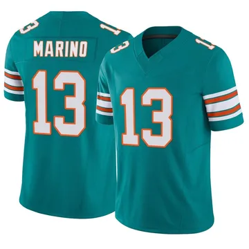 Men's Miami Dolphins Dan Marino Aqua Alternate Vapor F.U.S.E. Jersey - Limited