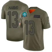 Men's Nike Miami Dolphins Dan Marino Camo 2019 Salute to Service Jersey - Limited