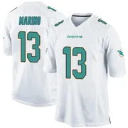 Men's Nike Miami Dolphins Dan Marino White Jersey - Game