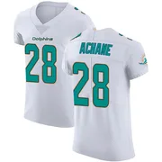 Men's Nike Miami Dolphins De'Von Achane White Vapor Untouchable Jersey - Elite