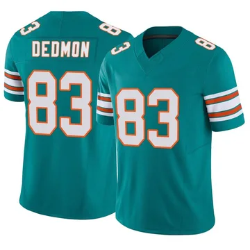 Men's Nike Miami Dolphins DeVonte Dedmon Aqua Alternate Vapor F.U.S.E. Jersey - Limited