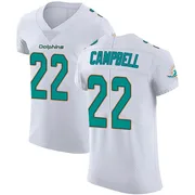 Men's Nike Miami Dolphins Elijah Campbell White Vapor Untouchable Jersey - Elite