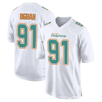 Men's Nike Miami Dolphins Emmanuel Ogbah White Fashion Jersey - Game