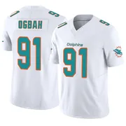 Men's Nike Miami Dolphins Emmanuel Ogbah White Vapor F.U.S.E. Jersey - Limited