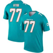 Men's Nike Miami Dolphins Isaiah Wynn Aqua Jersey - Legend