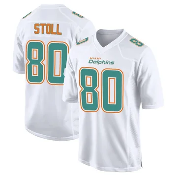 Men's Nike Miami Dolphins Jack Stoll White Fashion Jersey - Game