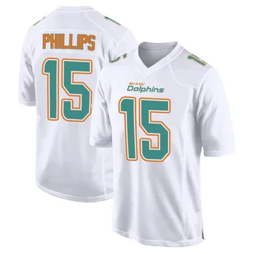 Men's Nike Miami Dolphins Jaelan Phillips White Fashion Jersey - Game