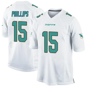 Men's Nike Miami Dolphins Jaelan Phillips White Jersey - Game