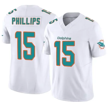 Men's Nike Miami Dolphins Jaelan Phillips White Vapor F.U.S.E. Jersey - Limited