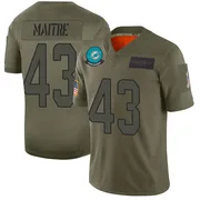 Men's Nike Miami Dolphins Jason Maitre Camo 2019 Salute to Service Jersey - Limited