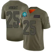 Men's Nike Miami Dolphins Jaylen Wright Camo 2019 Salute to Service Jersey - Limited