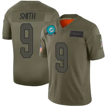 Men's Nike Miami Dolphins Jonnu Smith Camo 2019 Salute to Service Jersey - Limited