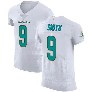 Men's Nike Miami Dolphins Jonnu Smith White Vapor Untouchable Jersey - Elite