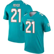 Men's Nike Miami Dolphins Jordan Poyer Aqua Jersey - Legend