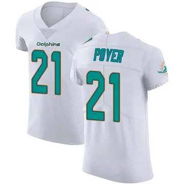 Men's Nike Miami Dolphins Jordan Poyer White Vapor Untouchable Jersey - Elite