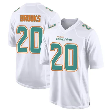 Men's Nike Miami Dolphins Jordyn Brooks White Fashion Jersey - Game