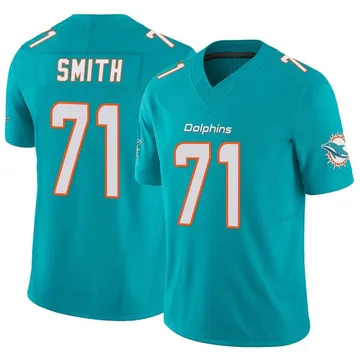 Men's Nike Miami Dolphins Kion Smith Aqua Vapor F.U.S.E. Jersey - Limited