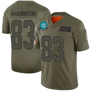 Men's Nike Miami Dolphins Malik Washington Camo 2019 Salute to Service Jersey - Limited