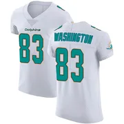 Men's Nike Miami Dolphins Malik Washington White Vapor Untouchable Jersey - Elite