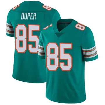 Men's Nike Miami Dolphins Mark Duper Aqua Alternate Vapor Untouchable Jersey - Limited