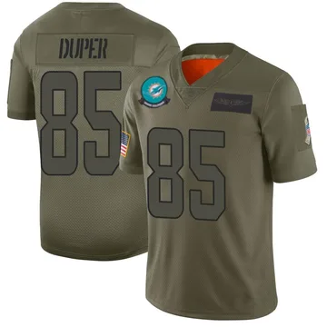 Men's Nike Miami Dolphins Mark Duper Camo 2019 Salute to Service Jersey - Limited