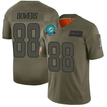 Men's Nike Miami Dolphins Nick Bowers Camo 2019 Salute to Service Jersey - Limited