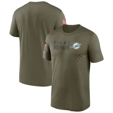 Alec Ingold Miami Dolphins Men's Legend Olive Salute to Service Sideline  Long Sleeve T-Shirt