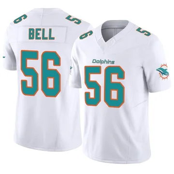 Men's Nike Miami Dolphins Quinton Bell White Vapor F.U.S.E. Jersey - Limited