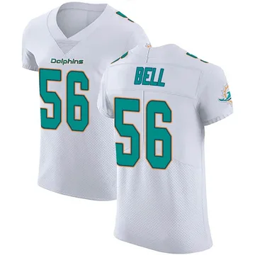 Men's Nike Miami Dolphins Quinton Bell White Vapor Untouchable Jersey - Elite