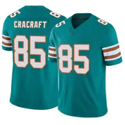 Men's Nike Miami Dolphins River Cracraft Aqua Alternate Vapor F.U.S.E. Jersey - Limited