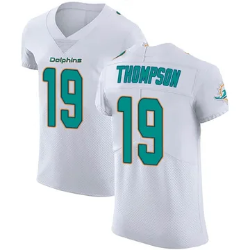 Men's Nike Miami Dolphins Skylar Thompson White Vapor Untouchable Jersey - Elite