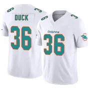 Men's Nike Miami Dolphins Storm Duck White Vapor F.U.S.E. Jersey - Limited