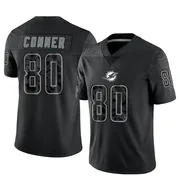 Men's Nike Miami Dolphins Tanner Conner Black Reflective Jersey - Limited