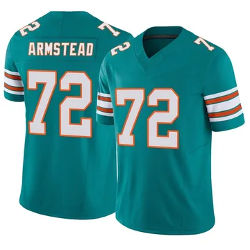 Men's Miami Dolphins Terron Armstead Aqua Alternate Vapor F.U.S.E. Jersey - Limited