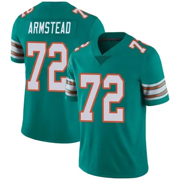 Men's Nike Miami Dolphins Terron Armstead Aqua Alternate Vapor Untouchable Jersey - Limited