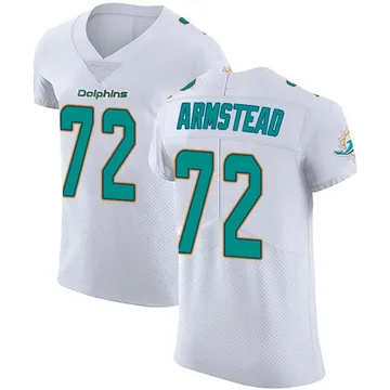 Men's Nike Miami Dolphins Terron Armstead White Vapor Untouchable Jersey - Elite