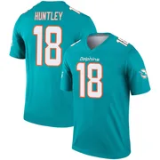 Men's Nike Miami Dolphins Tyler Huntley Aqua Jersey - Legend