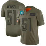 Men's Nike Miami Dolphins Tyus Bowser Camo 2019 Salute to Service Jersey - Limited