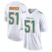 Men's Nike Miami Dolphins Tyus Bowser White Fashion Jersey - Game