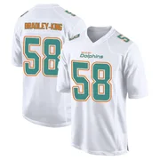 Men's Nike Miami Dolphins William Bradley-King White Fashion Jersey - Game